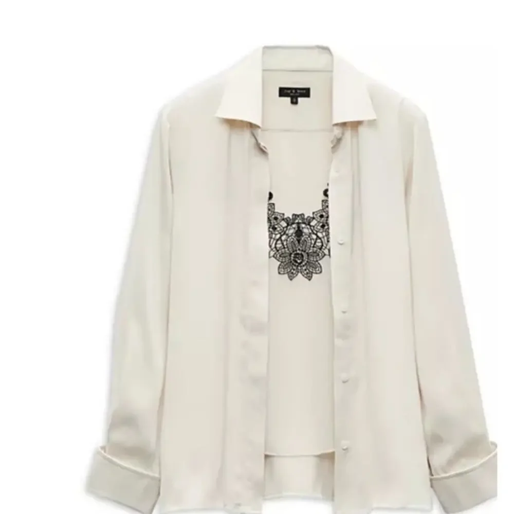 NWOT; Rag & Bone Venus Combo Cami Blouse - Picture 2 of 14